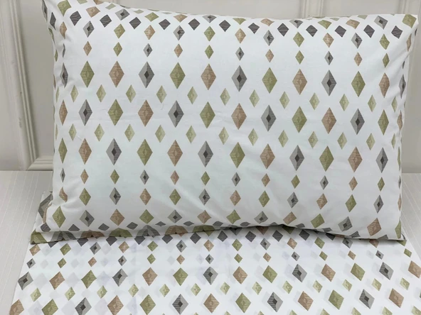 NİVEMESHOME DÖRTGEN MODEL DESENLİ 2 Lİ YASTIK KILIFI KAPAKLI 50X70