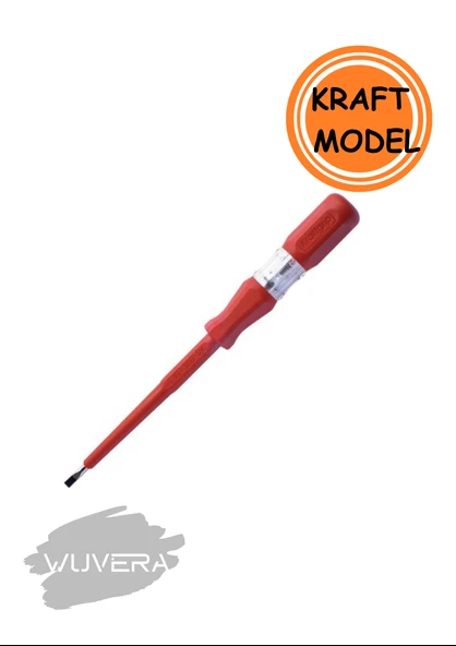 Wuvera Kontrol Kalemi 140 mm – Elektrik Akımı Kontrolü İçin Pratik ve Güvenli Kullanım - 2