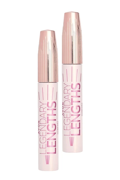 AVON Legendary Lengths Hacim ve Uzunluk Veren Siyah Maskara 10 Ml. İkili Set