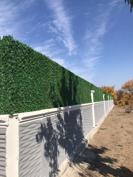100 cm x 5 mt çim çit yeşil bahçe çit teli - 3