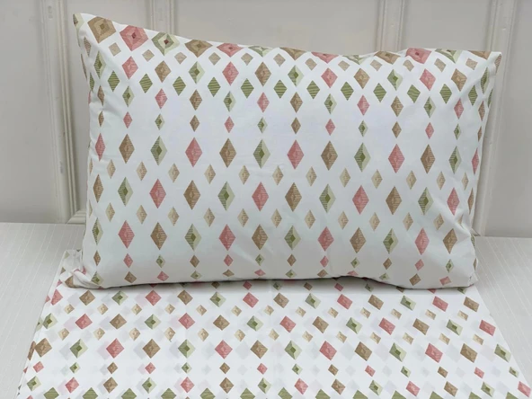 NİVEMESHOME DÖRTGEN MODEL DESENLİ 2 Lİ YASTIK KILIFI KAPAKLI 50X70 - 7