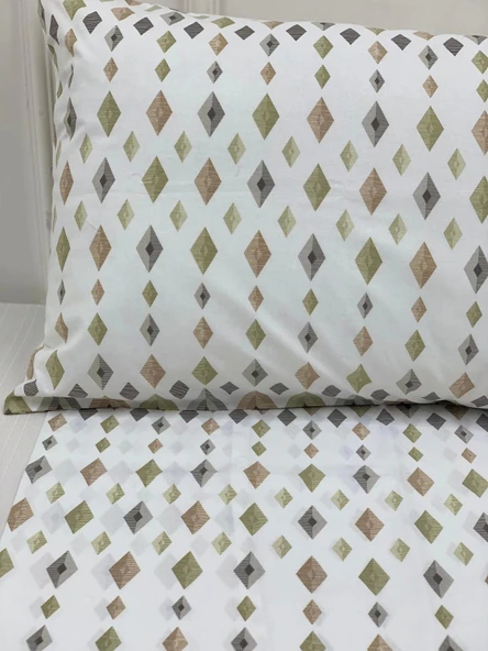 NİVEMESHOME DÖRTGEN MODEL DESENLİ 2 Lİ YASTIK KILIFI KAPAKLI 50X70 - 3