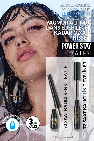 AVON Power Stay Uzun Süre Kalıcı Likit Eyeliner Blackest Black - 4