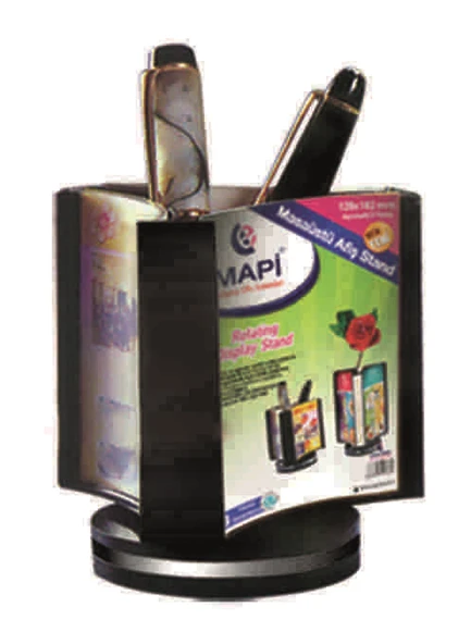 MAPİ 3 YÖNLÜ AFİŞ TAŞIYICI STAND (DÖNERLİ SİSTEM) (68X68) - 2