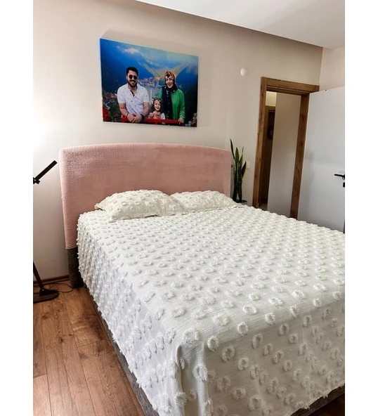 BAZA BAŞLIĞI PELUŞ TEK KİŞİLİK (PEMBE)