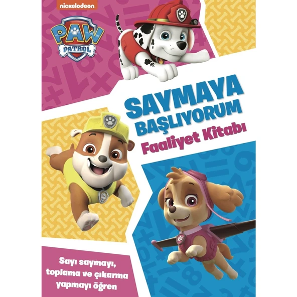 Paw Patrol - Saymaya Başlıyorum Faaliyet Kitabı