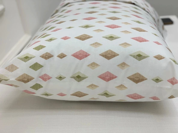NİVEMESHOME DÖRTGEN MODEL DESENLİ 2 Lİ YASTIK KILIFI KAPAKLI 50X70 - 3