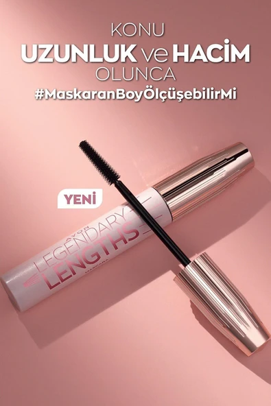 AVON Legendary Lengths Hacim Ve Uzunluk Veren Siyah Maskara 10 Ml. - 2