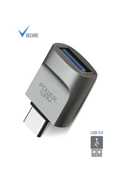 PMR Type-C to USB 3.0 OTG Adaptör – Hızlı Veri Aktarımı ve Şarj Desteği - 2