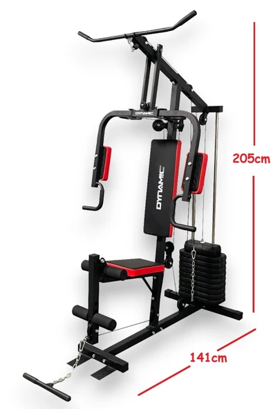 Dynamic 1001 Çalışma İstasyonu 67 Kg Plaka Ağırlıklı Daire Kapınıza Teslim Edilir