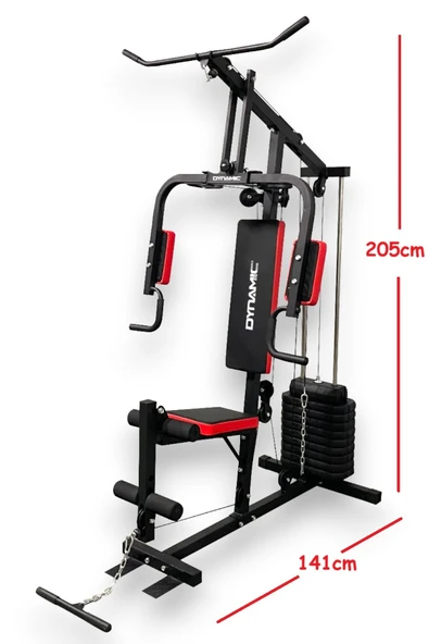 1001 istasyon Kırmızı Siyah 67Kg Ağırlıklı - 3