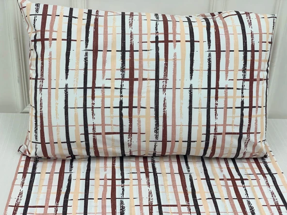 NİVEMESHOME BOYA DESENLİ 2 Lİ YASTIK KILIFI KAPAKLI 50X70