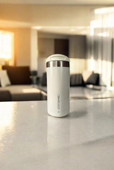Dynamıc Paslanmaz Çelik Termos  350ML Krem - 5