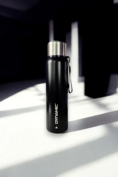 Paslanmaz Çelik Termos 1 Lt Siyah - 7