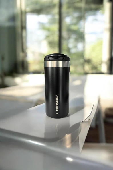 Dynamıc Paslanmaz Çelik Termos  350ML Siyah - 3