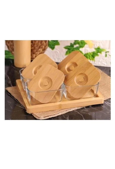 BAMBUM KROSNA 9 PARÇA CAM KAHVALTILIK PLUS B4845 - 3