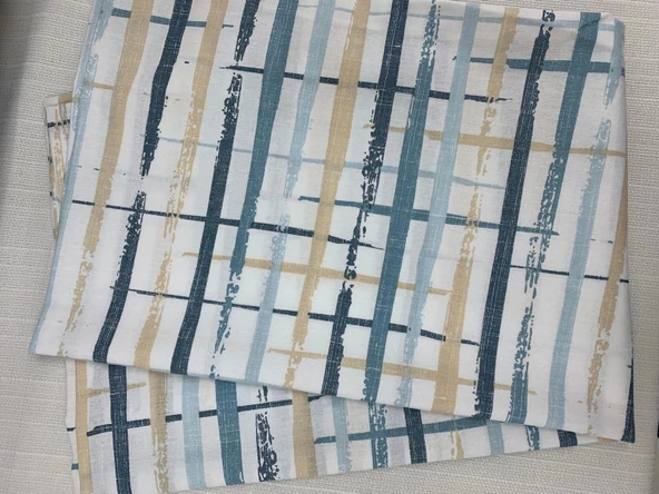 NİVEMESHOME BOYA DESENLİ 2 Lİ YASTIK KILIFI KAPAKLI 50X70 - 3