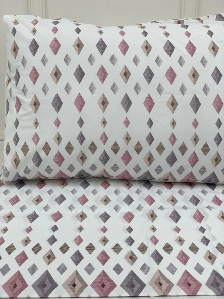 NİVEMESHOME DÖRTGEN MODEL DESENLİ 2 Lİ YASTIK KILIFI KAPAKLI 50X70