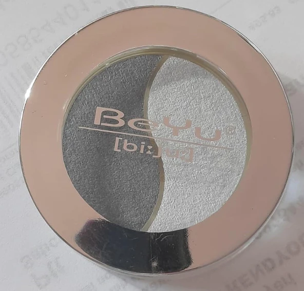 Beyu Duo Eye Shadow 51 Sedefli Gri - Havai Mavisi - 2