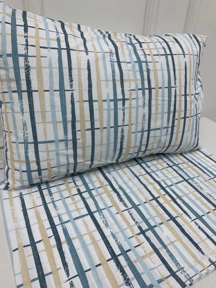 NİVEMESHOME BOYA DESENLİ 2 Lİ YASTIK KILIFI KAPAKLI 50X70