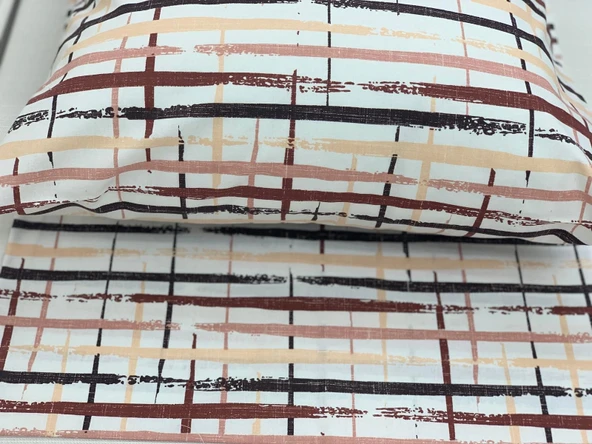 NİVEMESHOME BOYA DESENLİ 2 Lİ YASTIK KILIFI KAPAKLI 50X70 - 3