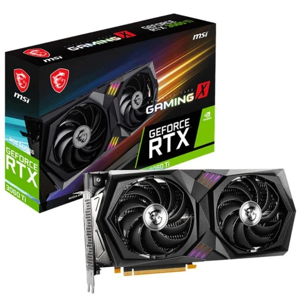 MSI NVIDIA GeForce RTX 3060 Ti Gaming X LHR 8 GB GDDR6 256 Bit Ekran Kartı