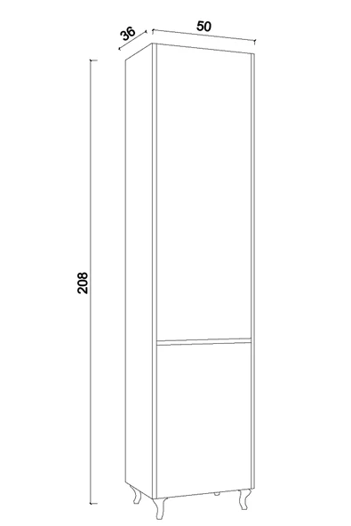 Kombi Dolabı 208cm Boy Dolabı Kombi - 3