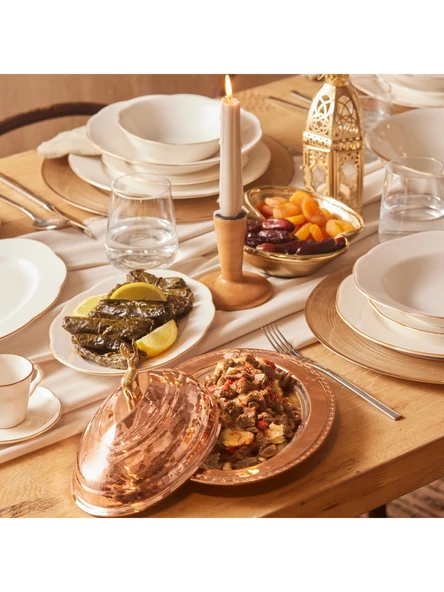 Karaca Cisele Porselen 83 Parça 12 Kişilik Yemek Takımı Kahve Fincanı Hediyeli - 5