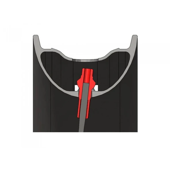 Sapim Polyax Alu Square Double Secure Lock Jant Teli Başlığı 16mm Mor - 4