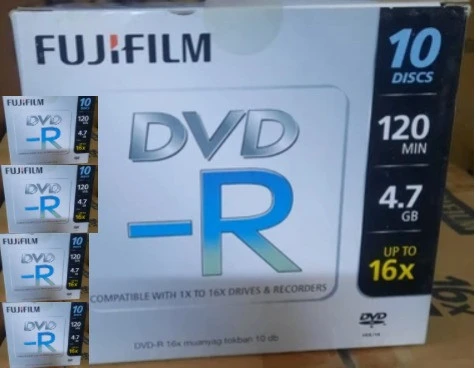 Fujifilm Dvd-R Kutulu 50 Adet 120MİN 4.7gb 16X Compatıble