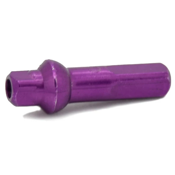 Sapim Polyax Alu Square Double Secure Lock Jant Teli Başlığı 16mm Mor - 3