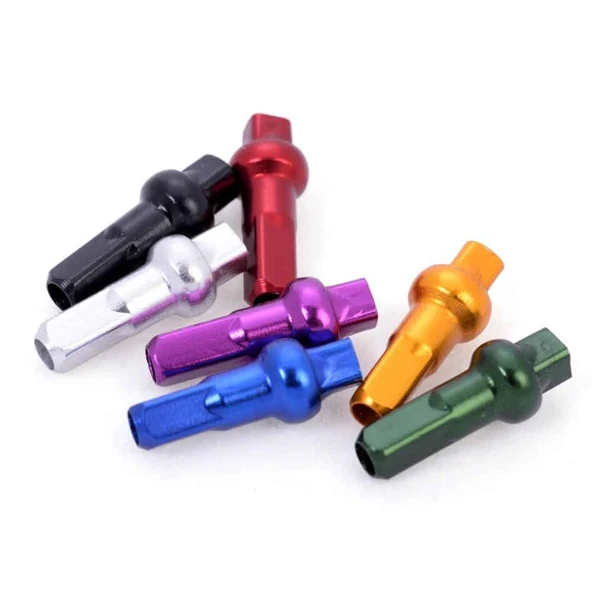 Sapim Polyax Alu Square Double Secure Lock Jant Teli Başlığı 16mm Mor - 5