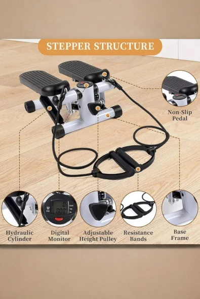 MAX FIT DİRENÇ KAYIŞLI MULTI - STEPPER - 2