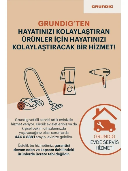 Grundig MC 8030 Şarjlı Sakal ve Saç Kesme Makinesi - 7