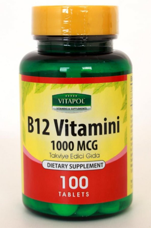 Vitapol Vitamin B-12 1000 Mcg 100 Tablet