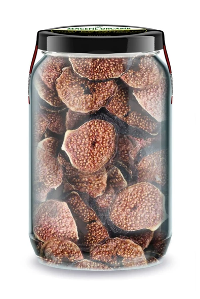 İncir Cips Siyah İcir Cipsi Bi Kavanoz 660 cc. Cam Kavanozda Katkısız Kara İncir Kurusu Fig Chips ürün görseli