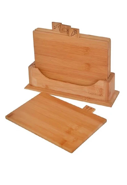 BAMBUM TAPENADE MİNİ 4LÜ KESME TAHTASI B2734 - 4