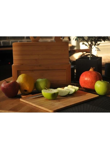 BAMBUM TAPENADE MİNİ 4LÜ KESME TAHTASI B2734 - 2