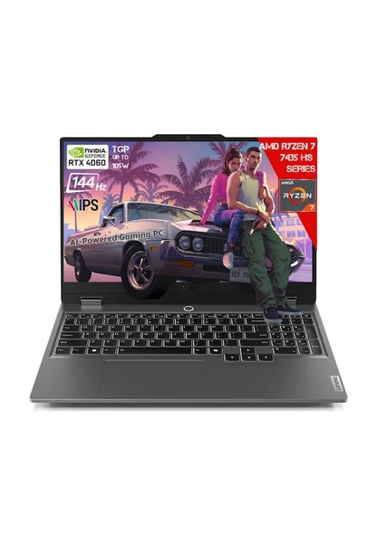 Lenovo LOQ 15ARP9 83JC000UTR321 R7-7435HS 32 GB 1 TB SSD RTX4060 15.6" Dos FHD Dizüstü Bilgisayar