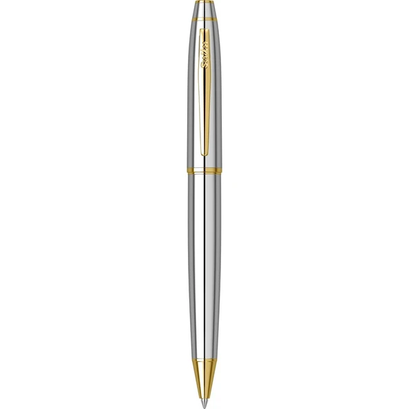 Scrikss Noble 35 Tükenmez Kalem Gold Krom