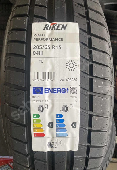 Riken 205/65R15 94H Road Performance Yaz Lastiği 2025 ÜRETİM