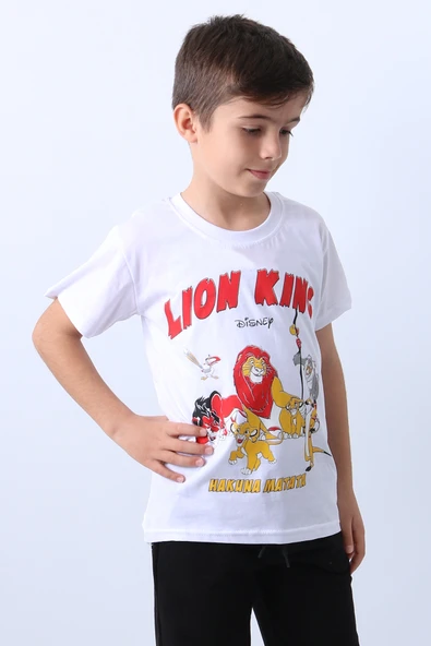 ERKEK ÇOCUK TSHİRT KARAKTER BASKILI BİSİKLET E1