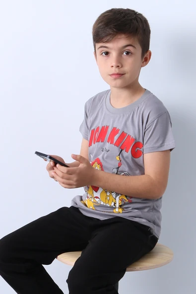 ERKEK ÇOCUK TSHİRT KARAKTER BASKILI BİSİKLET E1 - 10