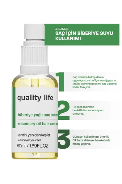 Biberiye Yağı - Saç ve Cilt Bakımı - Complex Bakım - Saç Dökülmesine Karşı Serum - Hızlı Saç Uzatma - 4