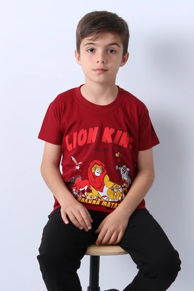 ERKEK ÇOCUK TSHİRT KARAKTER BASKILI BİSİKLET E1 - 5