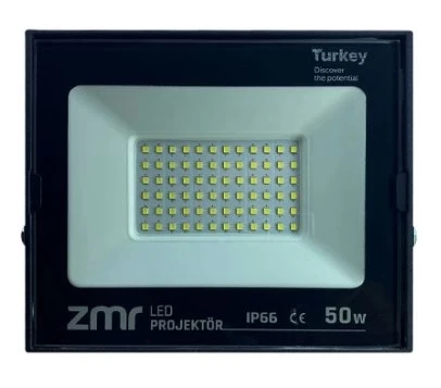ZMR 50W ULTRA SLIM LED PROJEKTOR 6500K beyaz ışık - Resim 2