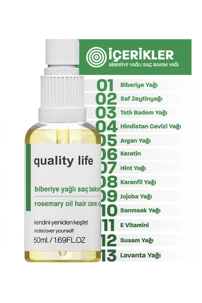 Biberiye Yağı - Saç ve Cilt Bakımı - Complex Bakım - Saç Dökülmesine Karşı Serum - Hızlı Saç Uzatma - 5