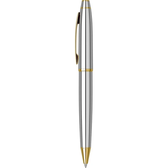 Scrikss Noble 35 Tükenmez Kalem Gold Krom - 2