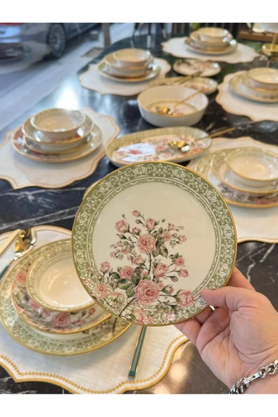 Onedekor 27 Parça Modern Moorn Yemek Takımı