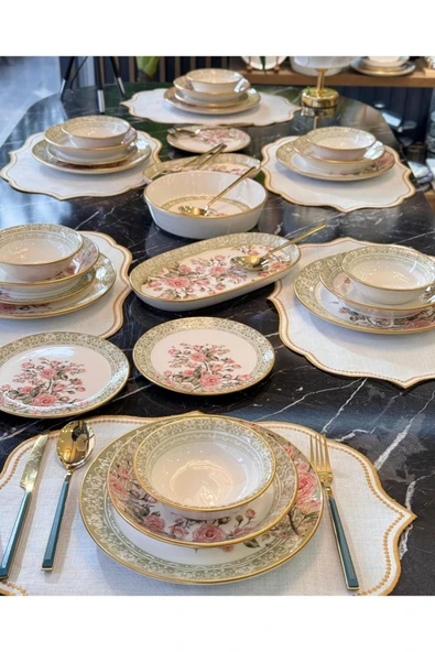 Onedekor 27 Parça Modern Moorn Yemek Takımı - 3